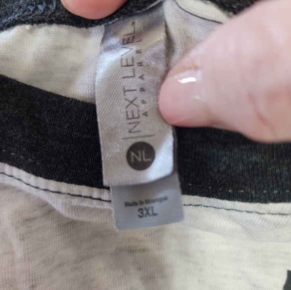 3X Baseball Style Winter Theme Tee - Picture 6 of 6